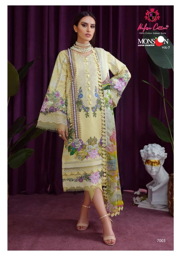 Nafisa Monsoon Vol-7 Cotton Designer Exclusive Dress Material